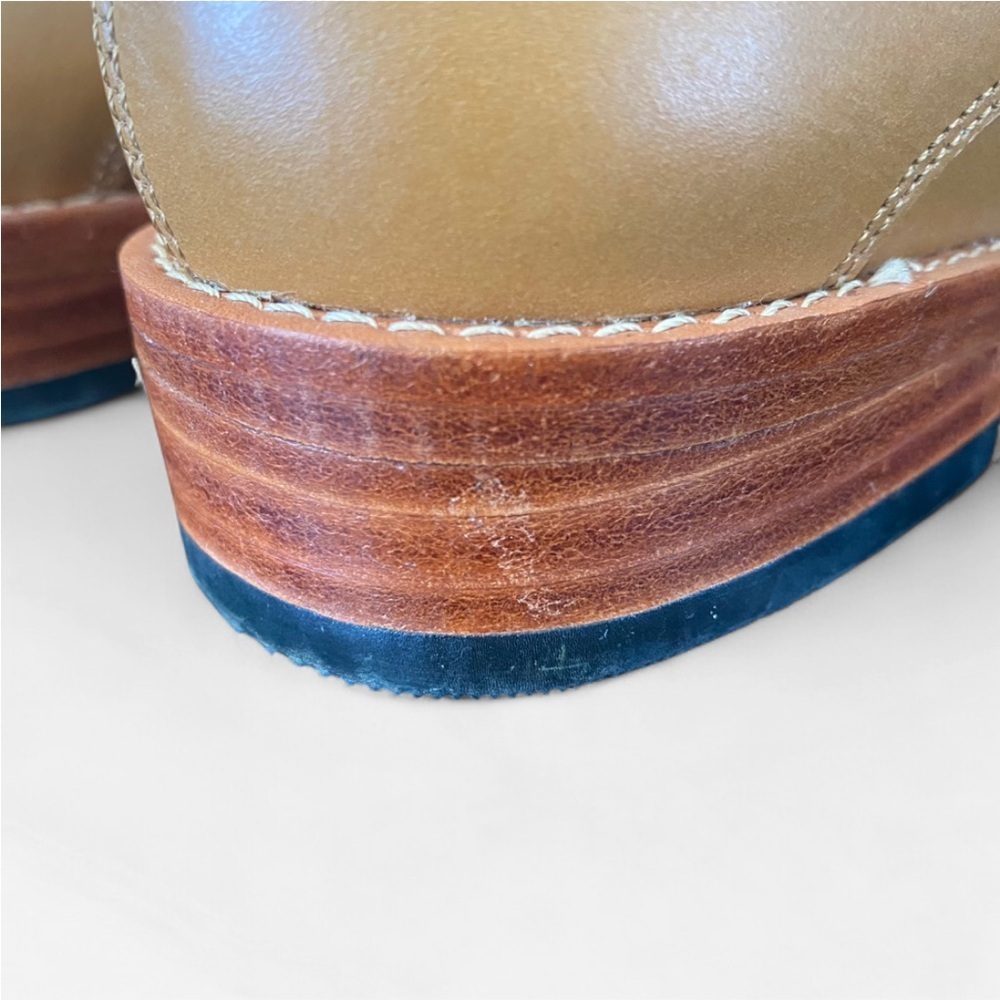 Nisolo James Oxford 6.5 Tan Leather Old Money Quiet Luxury Minimalist - Picture 12 of 14
